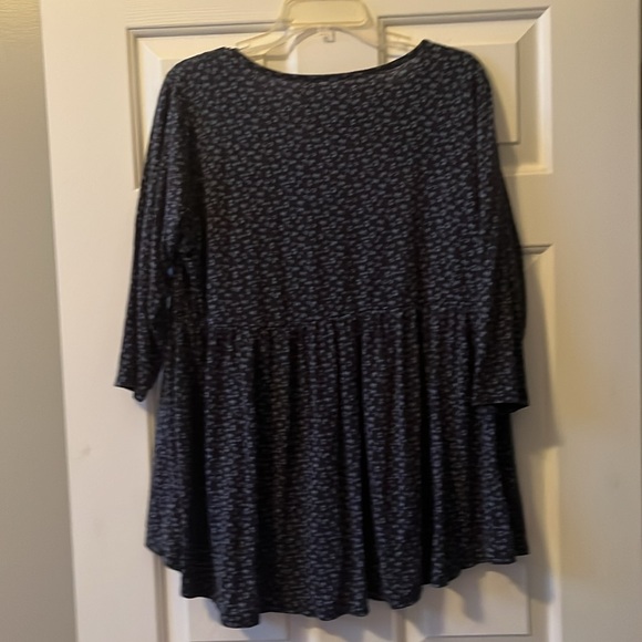 Wonderly Blue Babydoll Top - Picture 5 of 5